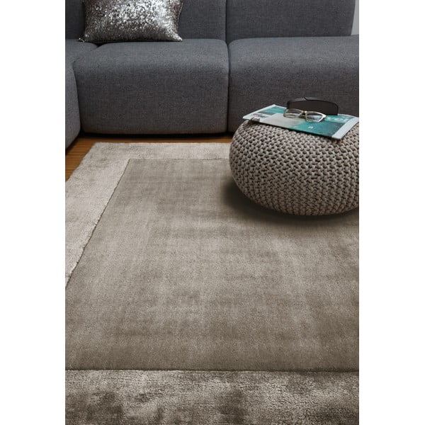 Pruun käsitsi kootud villaseguga vaip 200x290 cm Ascot - Asiatic Carpets-image-1
