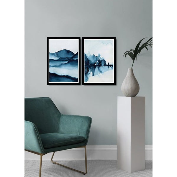 Maalid 2 tk komplektis 36x51 cm Landscape - Wallity-image-1
