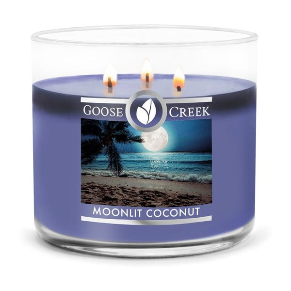 Lõhnaküünal karbis , 35 tundi põlemisaega Moonlit Coconut - Goose Creek