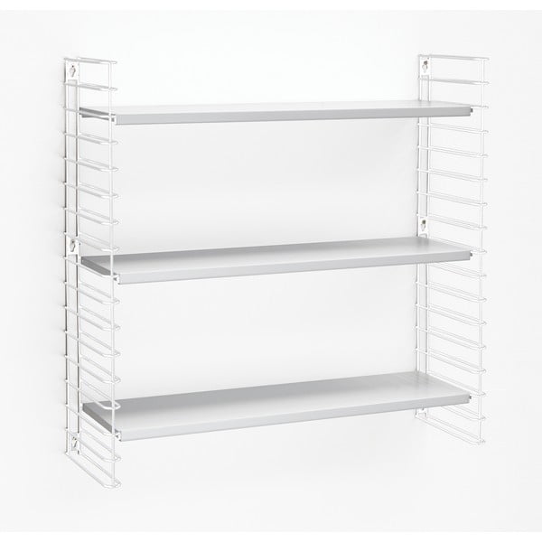 3-korruseline riiul valge riiuliga , laius 70 cm Libro - Metaltex