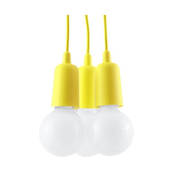 Kollane rippvalgusti ø 15 cm Rene - Sollux-image-2