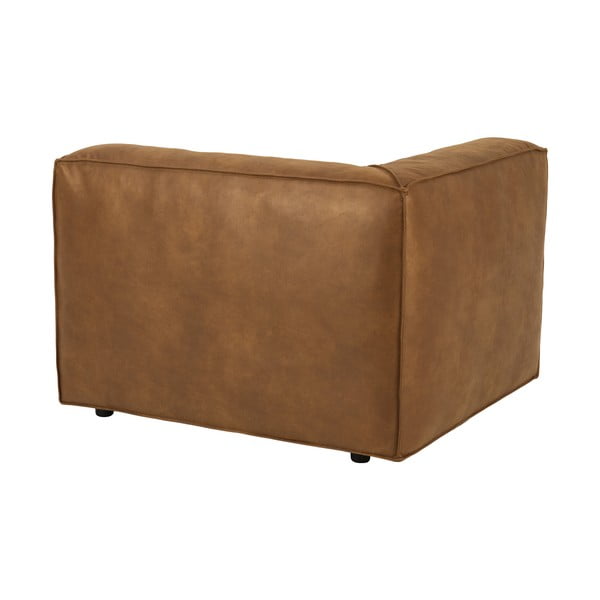 Konjakipruun diivanimoodul (vasak nurk) Fairfield Kentucky - Bonami Selection-image-4