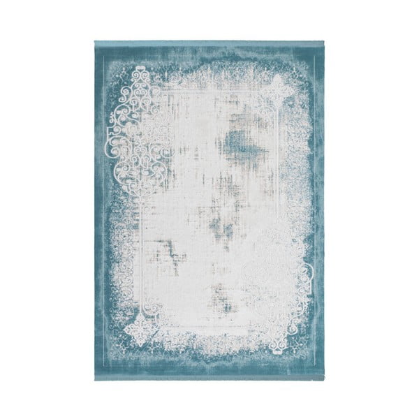 Modrý koberec Kayoom Splendid, 80 x 150 cm