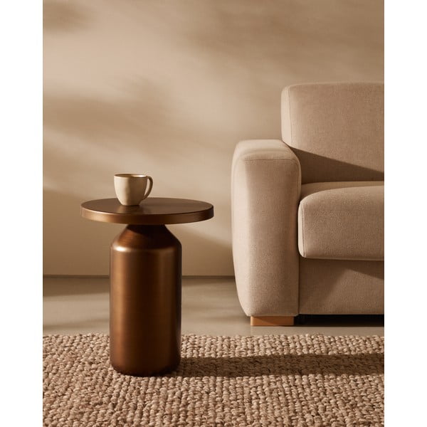 Metallist ümmargune abilaud ø 40,5 cm Malya - Kave Home-image-1