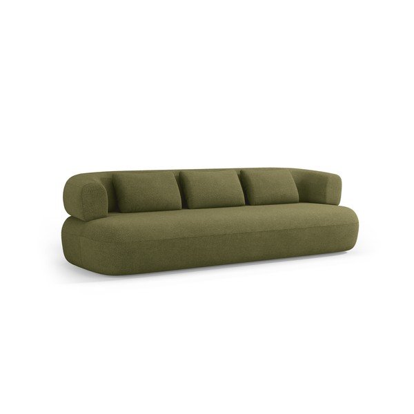 Roheline bouclé kangast diivan 226 cm Jenny - Micadoni