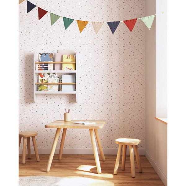 Valge astmeline laste riiul 50 cm Gopi - Kave Home-image-2