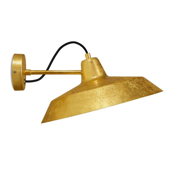 Nástěnné svítidlo ve zlaté barvě Bulb Attack Cinco Basic