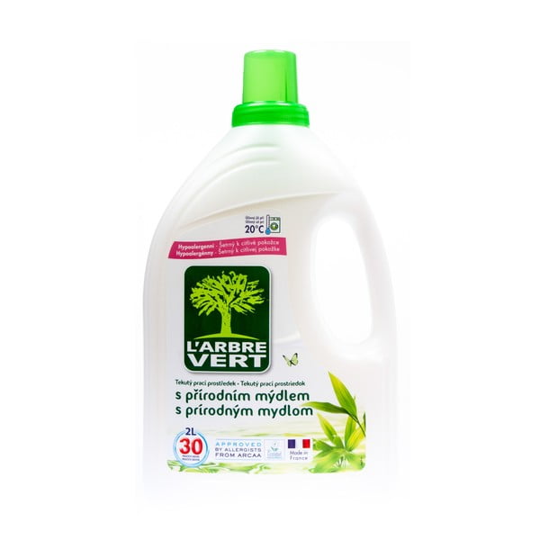 Orgaaniline pesugeel loodusliku seebiga, L'Arbre Vert, 2 l (30 pesu) - Unknown