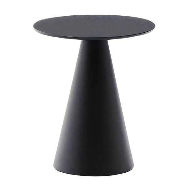 Ümmargune abilaud klaasist pealispinnaga ø 35 cm Wilshire - Kave Home