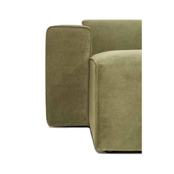 Roheline kordvillane diivanimoodul (vasakpoolne nurk) Sting - Scandic-image-4