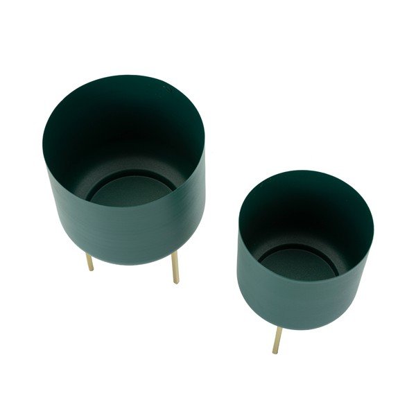 Metall lillepoti katted komplektis  2 tk ø 20 cm Grent – Mauro Ferretti-image-2