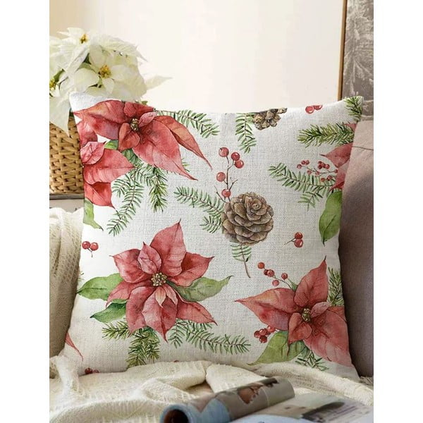 Jõulumotiividega padjapüür 43x43 cm - Mila Home