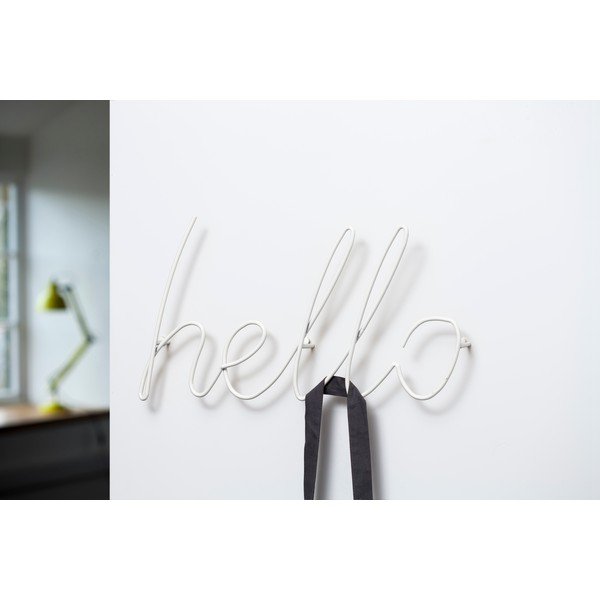 Bílý věšák Hello Coat-image-1