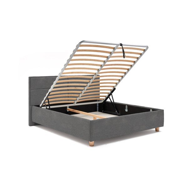 Helehall kaheinimesevoodi restiga ja hoiuruumiga , 160 x 200 cm Grace - ProSpánek-image-4