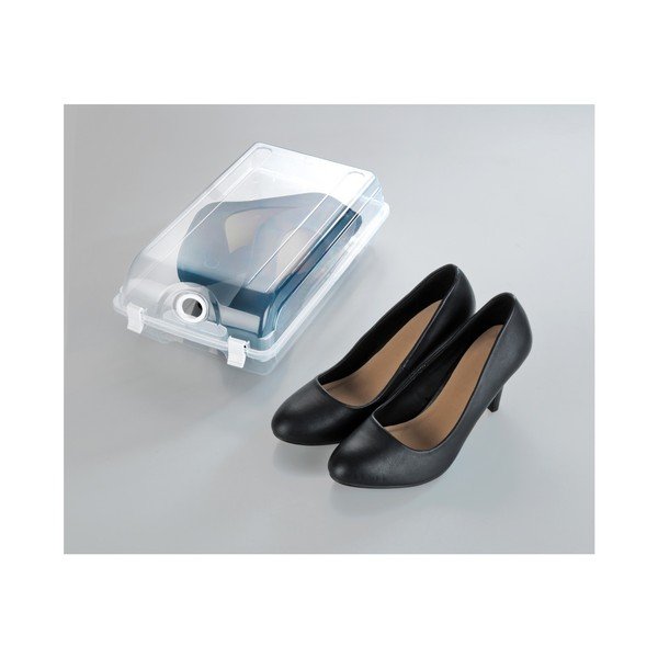 Läbipaistev hoiukarp kingadele Smart, laius 19,5 cm - Wenko-image-1
