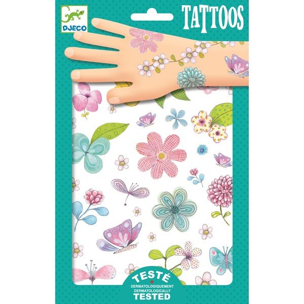 Laste tatoveeringud Flowers – Djeco-image-1