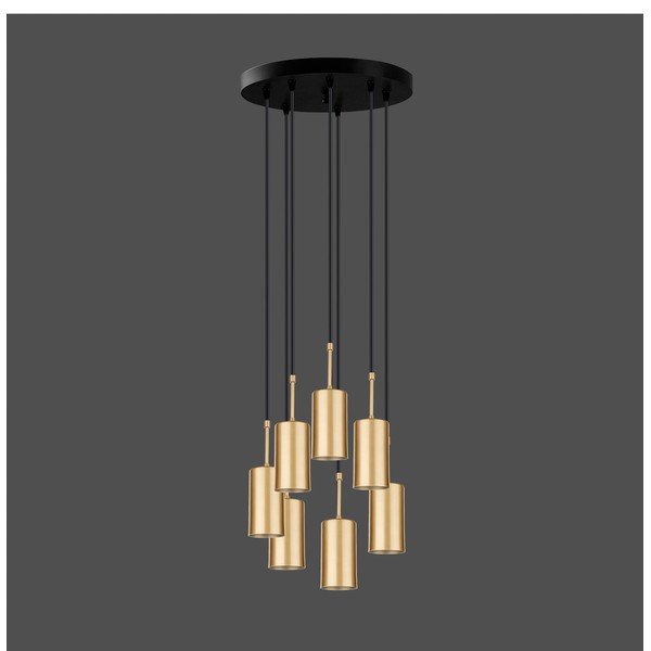 Rippvalgusti kuldset värvi , kõrgus 120 cm Geo - Squid Lighting-image-1