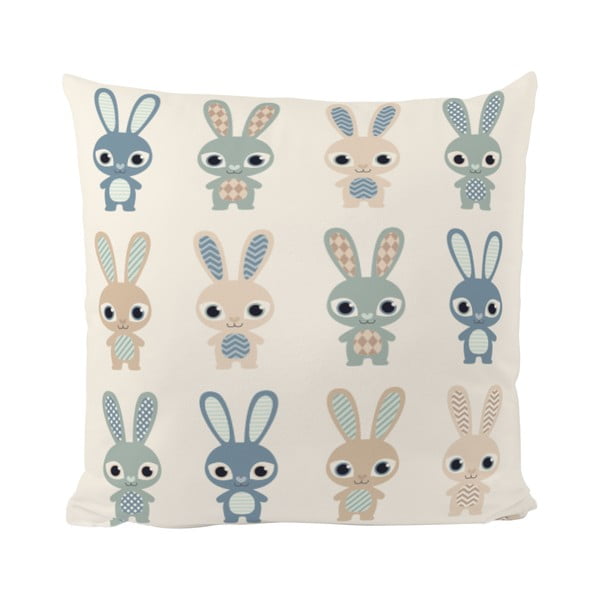 Polštář Rabbit Group, 50x50 cm