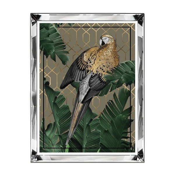 Nástěnný obraz JohnsonStyle The Golden Parrot, 71 x 91 cm