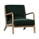 Tumeroheline sametist tugitool Mark - WOOOD