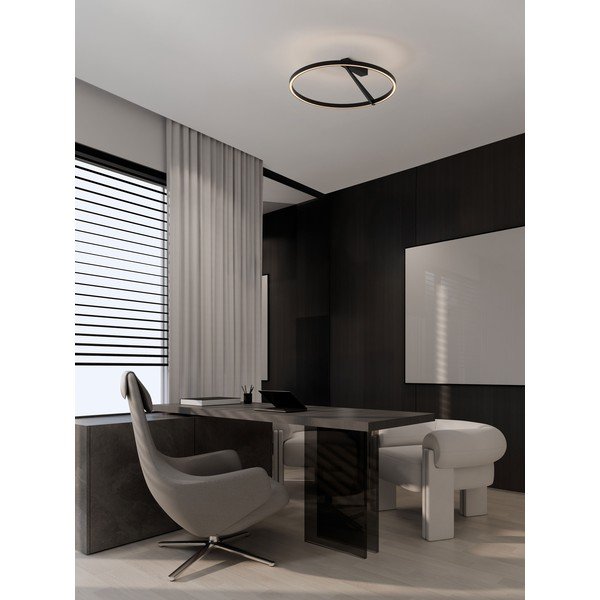 Matt must alumiiniumist LED-laevalgusti, hämardatav Tilia - Nova Luce-image-1