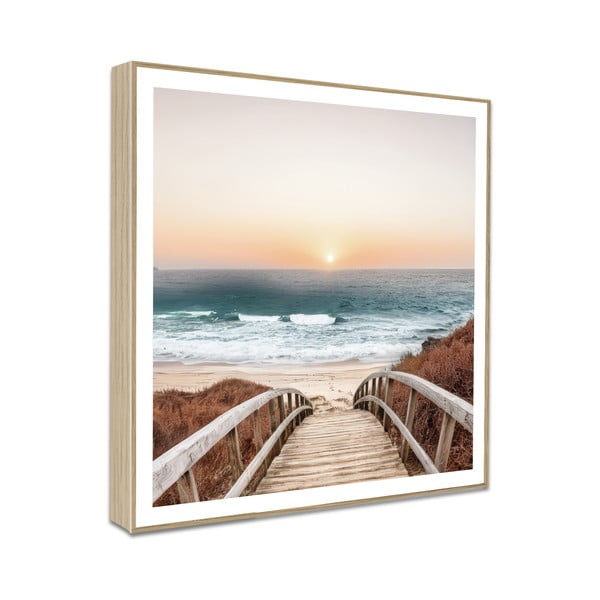 Maal 50x50 cm Beach Footbridge-image-2