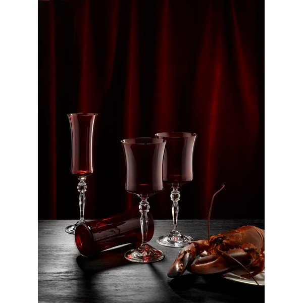Komplekt 6 punase veini klaasi Extravagance, 300 ml Grace - Crystalex-image-2