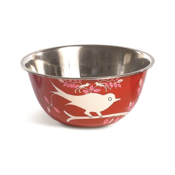 Miska Eva Hand Painted Bowl, červená