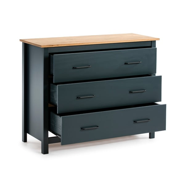 Tumesinine männipuidust kummut 100x80 cm Miranda – Marckeric-image-3