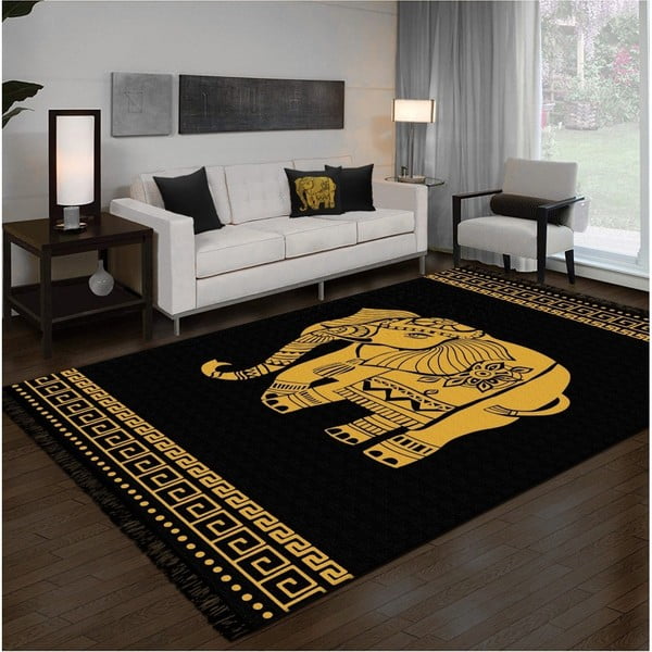 Doube Sided Rug Elephant, 120 x 180 cm - Kate Louise-image-1