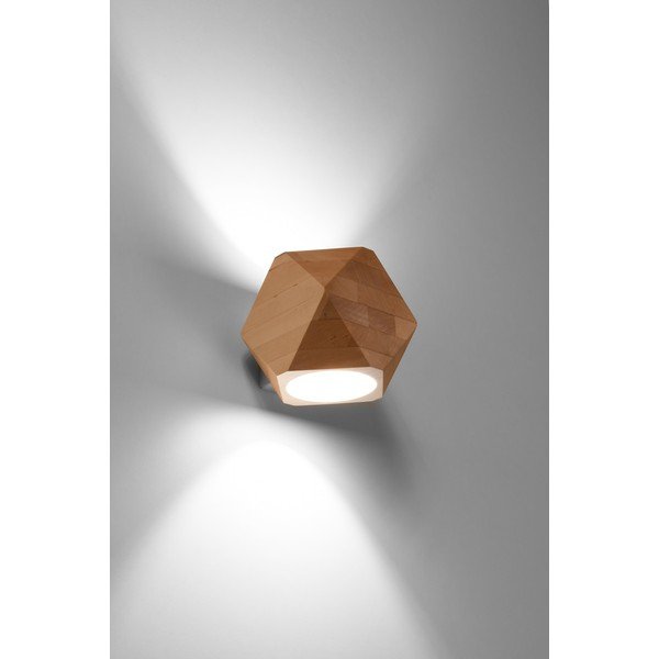 Täispuidust seinavalgusti Vige - Sollux-image-1