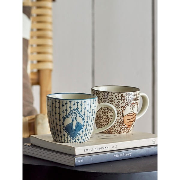 Keraamilised kruusid, 2 tk komplektis, 200 ml Tonia - Bloomingville-image-1