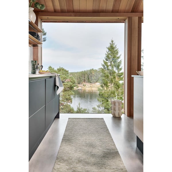 Linane rätik 46x66 cm Otto Olive - Pappelina-image-1