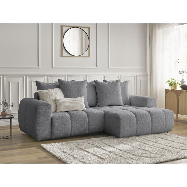 Hall bukleekangast panipaigaga nurgadiivanvoodi (parem nurk) Roxelane - Bobochic Paris-image-4