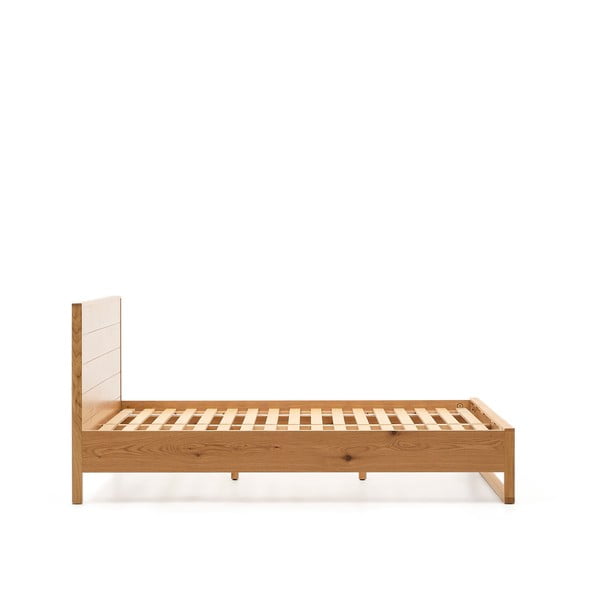 Tammepuidust kaheinimesevoodi koos voodipõhjaga 180x200 cm Alguema - Kave Home-image-3