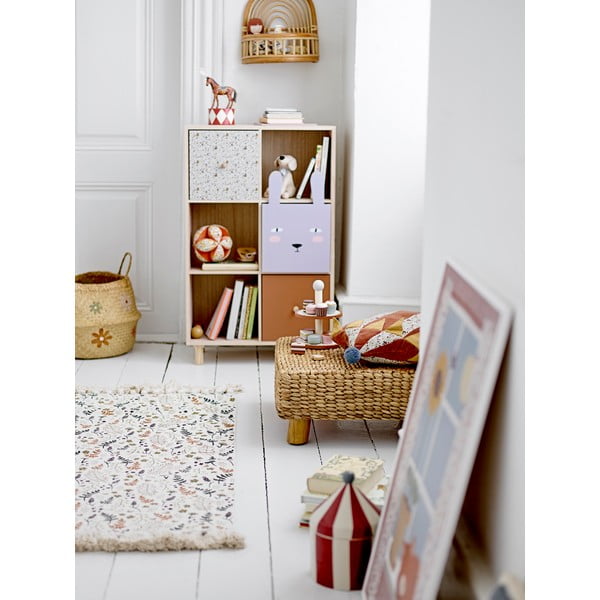 Naturaalset värvi rotangist lasteriiul Preet - Bloomingville Mini-image-3