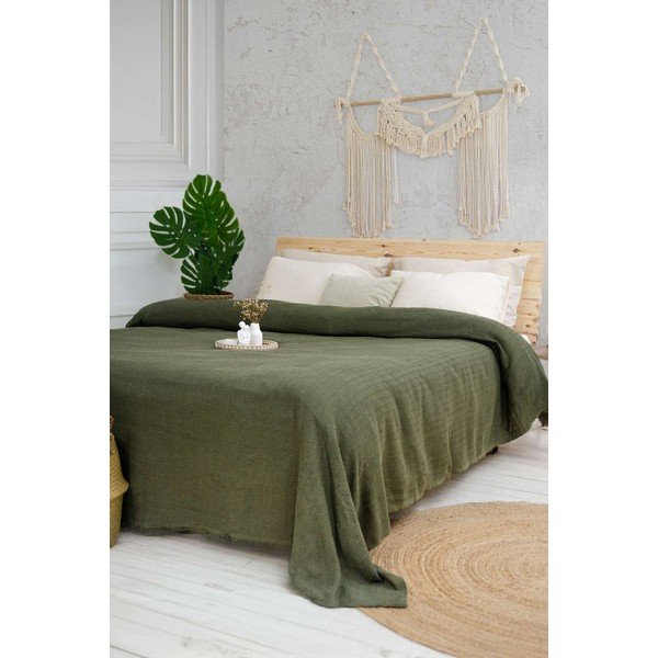 Khaki värvi voodikate 240x220 cm Marla - Mijolnir