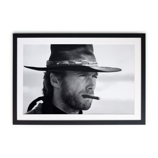 Must-valge plakat , 40 x 30 cm Eastwood - Little Nice Things
