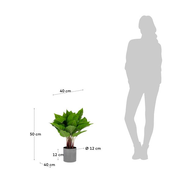 Kunstlillede vutlar, kõrgus 50 cm - Kave Home-image-2