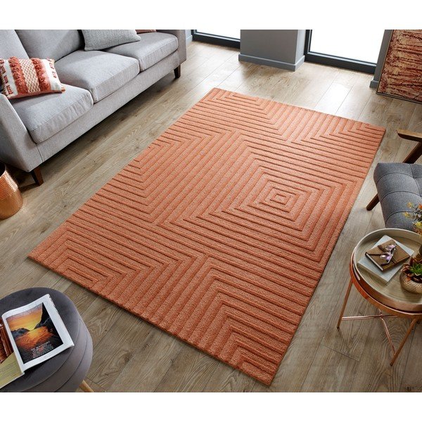 Oranž villane vaip 160x230 cm Estela - Flair Rugs-image-4