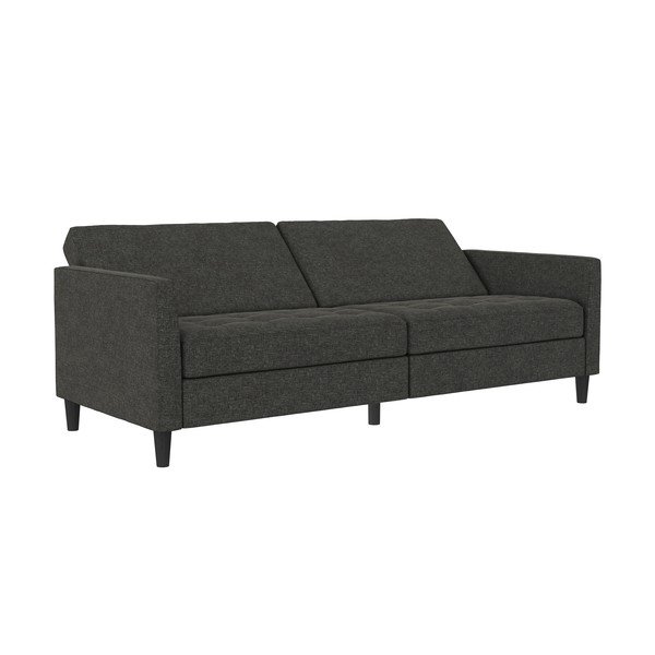Tumehall sametist diivan 207 cm Presley - Støraa-image-3