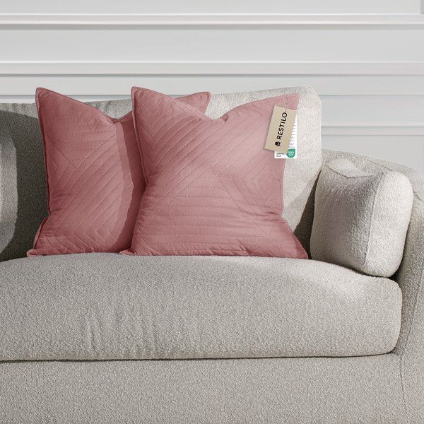 2 mikrokiust padjapüüri komplekt 45x45 cm Softa - Restilo-image-1