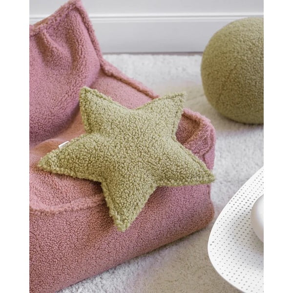 Roheline bukleekangast laste diivanipadi Star - Wigiwama-image-2