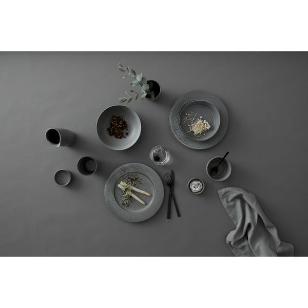 Hall keraamiline piimakann Basics Grey, 0,5 l Stentøj - Bitz-image-1