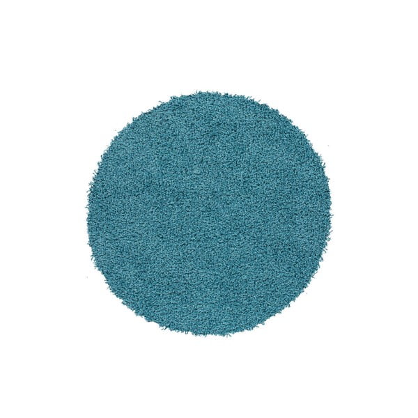 Modrý koberec Kayoom Simple, Ø 120 cm