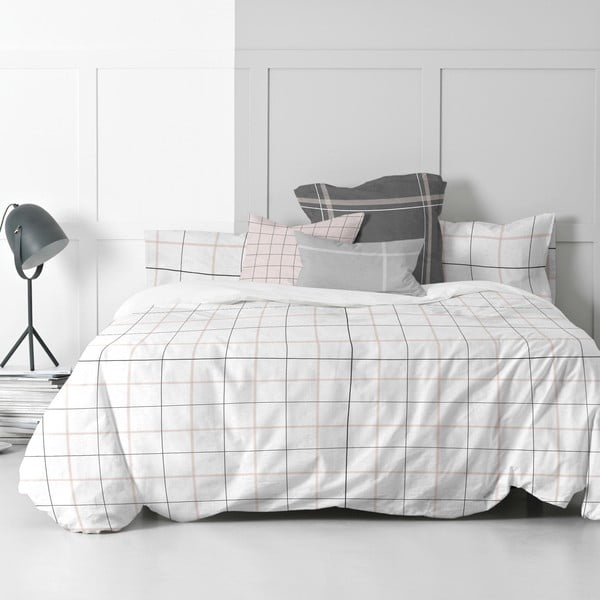 Puuvillane pajalapitekk Tartan, 200 x 200 cm Nordica - Blanc-image-1