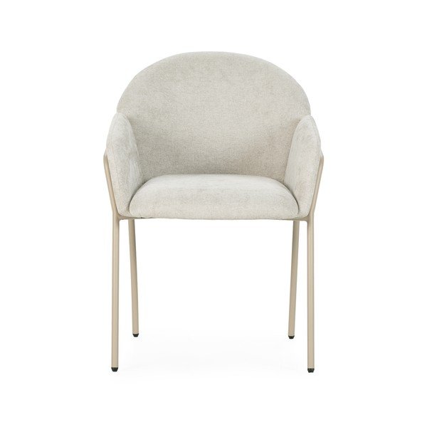 Beežid polsterdatud söögitoolid 2 tk komplektis Aslin - MOME-image-2