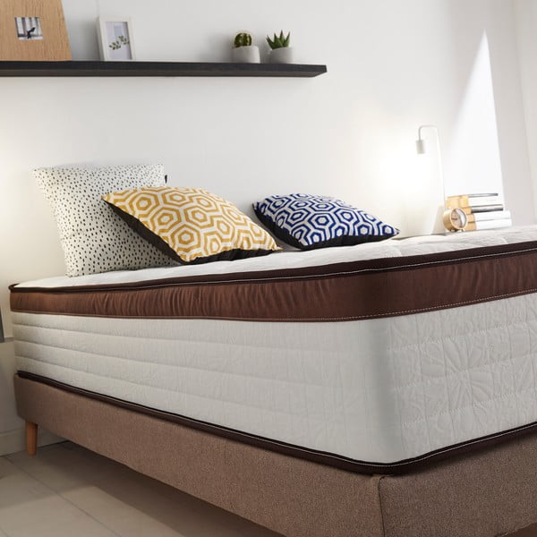 Keskmise/extrakindla vahtpolsterdusega kahepoolne madrats 140x200 cm Royal Multicare - Moonia-image-3