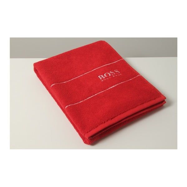 Ručník Hugo Boss Plain 50x100 cm, červený