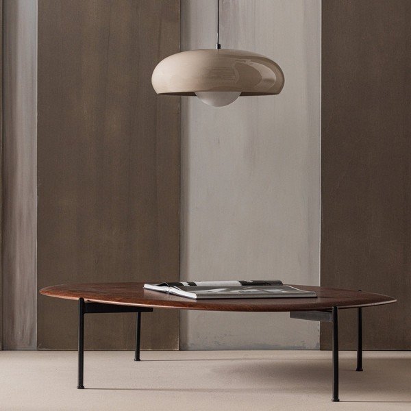 Tume naturaalses värvitoonis kohvilaud 97x121 cm Kota - WOOOD-image-1